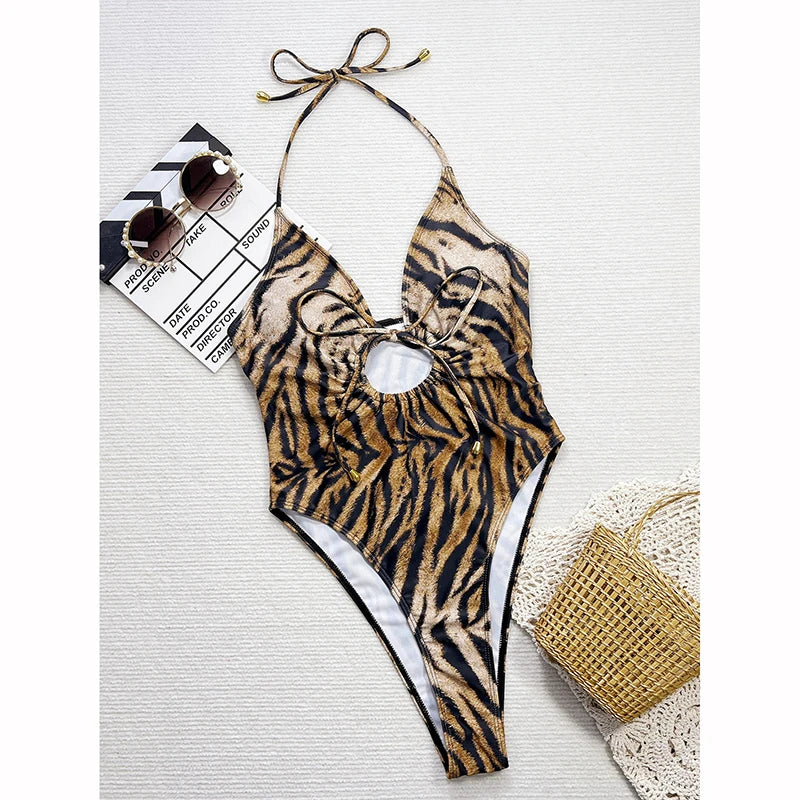 בגד ים שלם מנומר- סופיה