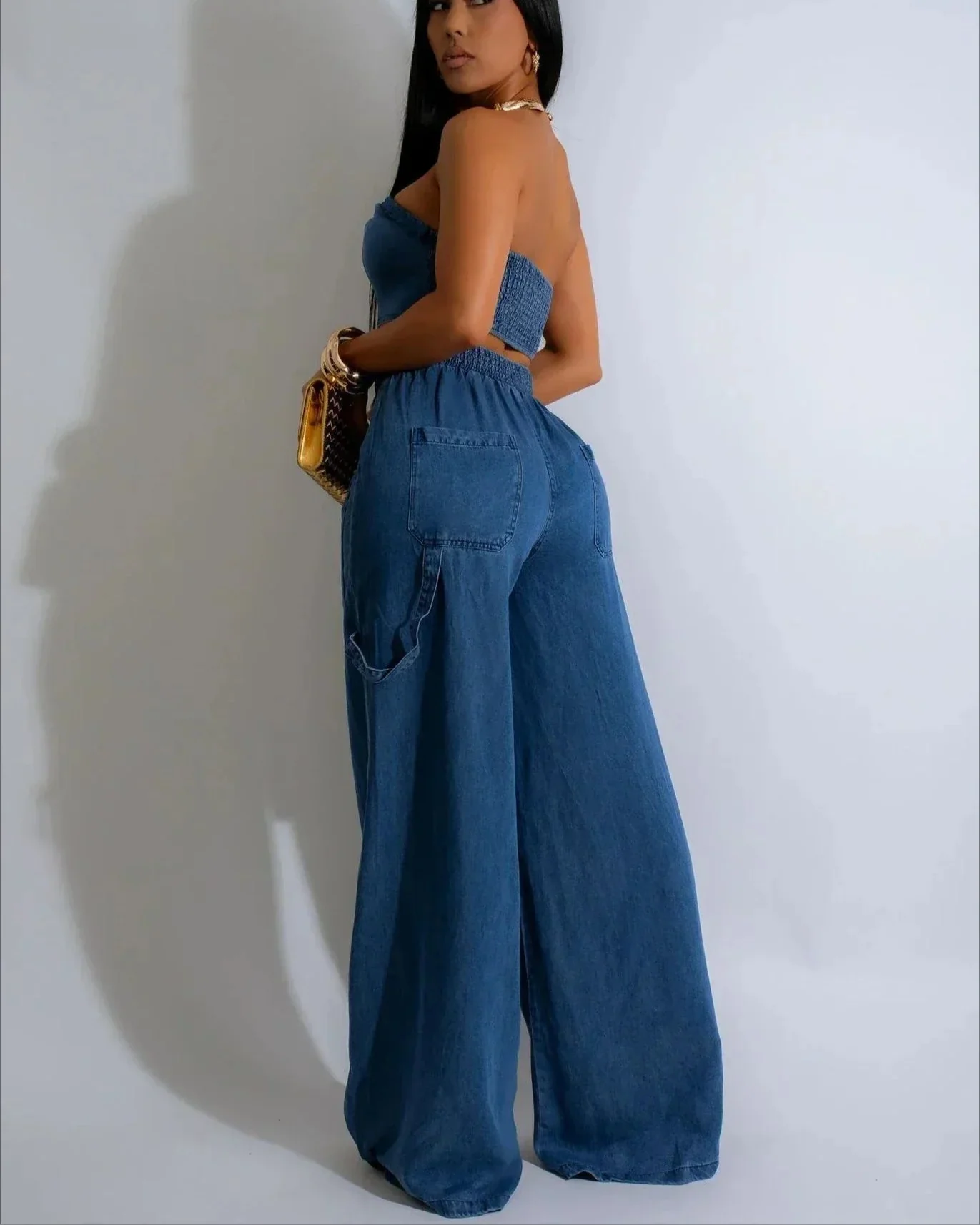 חליפת ג׳ינס סטפרלס- רוזה